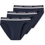 Uncover by Schiesser Heren 3-pack Rio slipjes Ondergoed (3 stuks), Donkerblauw, 3XL