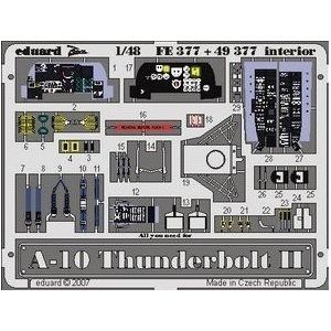 Eduard Accessories FE377 Modelbouwaccessoires A-10 Thunderbolt II Interior voor Italië bouwpakket