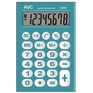 Alevar 3995/BL, rekenmachine AVC 8 cijfers blauw