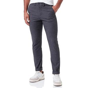 SELETED HOMME SLHSLIM-Miles 175 Brushed Pants W NOOS, donkergrijs/detail: structuur, 30W x 32L