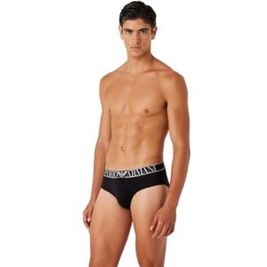 Emporio Armani Heren Heren Soft Modal Boxer Briefs, zwart, S