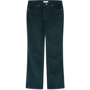 SPRINGFIELD Kick Flare Corduroy broek voor dames, Groene fles, L