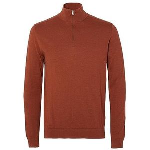 SELECTED HOMME Gemêleerde Trui SLHBERG Rood