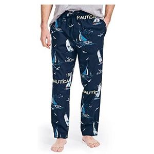 Nautica heren pyjama onderstukken, zeilboot blauw, M