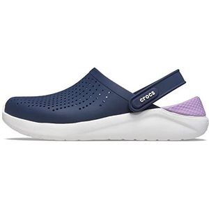 Crocs LiteRide Clog, Klompen uniseks-volwassen, Navy/Orchid, 36/37 EU