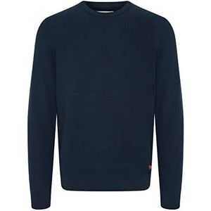 BLEND Trui 'Codford'  petrol / wit