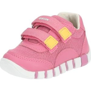 Geox B Iupidoo Girl A Sneakers voor meisjes, Dk Pink Geel, 22 EU