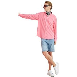 Koton Jean Shorts met knopen voor heren, katoen, zakdetail, Mid Indigo (740), 29