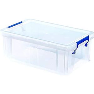 BANKERS BOX Plastic opbergbox met deksel ProStore opbergdoos - 10 Liter (interne afmetingen: 14 x 34 x 21.5cm) - 1 stuk