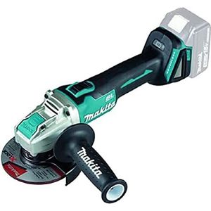 Makita DGA521ZX1 haakse slijper met accu, 18 V, met schuifschakelaar (zonder accu, zonder oplader)