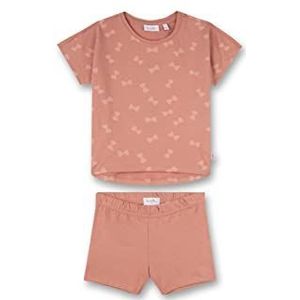 Sanetta Meisjes 12118 Pyjamaset, Light Rosewood, 116, Light Rosewood, 116 cm