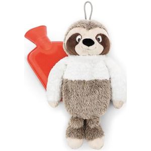 NICI Warmwaterkruik luiaard Izzy Icetumbler, 300 ml, 34 cm, beige, behaaglijk warmtedier vanaf 10 maanden, pluchen dier, voor kinderen en volwassenen – 62448