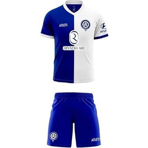 At de Madrid uitshirt en broek, officiële replica 23-24, kinderen, blauw en wit (maat 10)