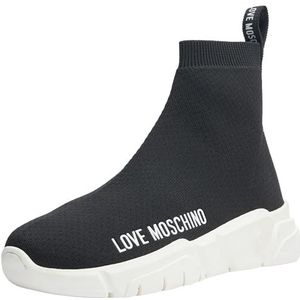 Love Moschino Ja15343g1i Sneakers voor dames, Zwart, 41 EU