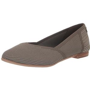 TOMS Jutti Nette Ballet Flat voor dames, Olive Night Repreve Gebreid, 37.5 EU