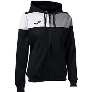 Joma Jack met capuchon Crew V zwart grijs wit