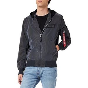 Alpha Industries MA-1 LW HD Regenboog Reflecterend Bommenwerperjack voor Mannen Rainbow/Reflective