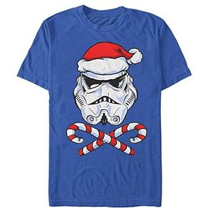 Star Wars: Classic - Santa Trooper Unisex Crew neck T-Shirt Bright blue XL