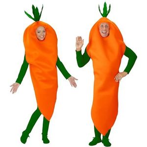Widmann - Kostuum wortel, wortels, groenten, themafeest, carnaval