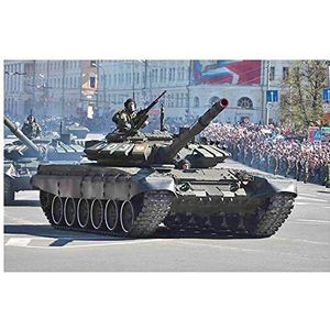 Trumpeter 9508 Russische T-72B3 MBT plastic modelbouwset, gekleurd