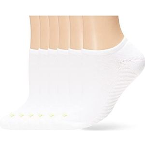 HUE womens Massaging 6-pack fashion liner socks, White, One Size US