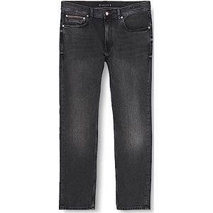 Tommy Hilfiger Regular Mercer Str Morgan Blk Denim Broek voor heren, Morgan Zwart, 36W / 32L