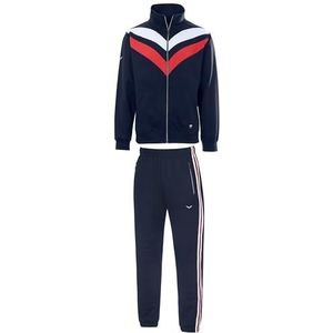 TRIGEMA Homewear set in sportieve look, Donkerblauw, XXL