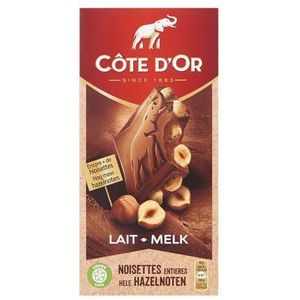 Côte d'Or Bloc chocolade reep Melk Hele Hazelnoten 9x180 g