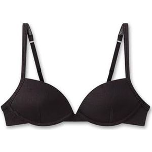 Sanetta Meisjesbeha Groen | Comfortabele en aangename beha zonder beugel voor meisjes van katoenmix. Ondergoed met verstelbare bandjes van RIPP-kwaliteit | Meisjes BH, groen, AA