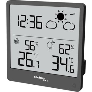 Technoline - WS 9138 - Weerstation - Zwart - Multifunctioneel