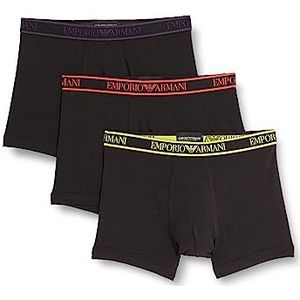 Emporio Armani Heren Boxer Shorts (3 stuks), zwart/zwart/zwart, XXL