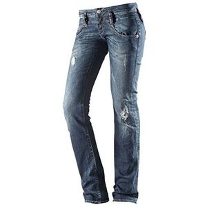 Prachtige dames straight leggjeanbroek Pitch denim stretch