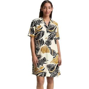 TOM TAILOR Damesjurk, 37999 - Neutraal Cut Leaves Design, 36