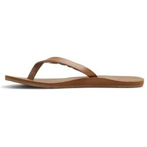 Roxy Dames Liza Sandaal Flip-Flop, Bruin 21, 34 EU