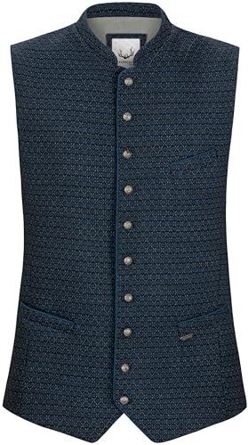 STOCKERPOINT - Gilet 'Renato' - Blauw/Navy/Bruin - Klederdracht
