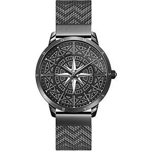 THOMAS SABO Heren analoog kwarts horloge met roestvrij stalen armband WA0374-202-203-42 MM