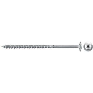 fischer - PowerFast FPF II WT25P frameschroeven 5,0 x 100 verzinkte coating, gedeeltelijke schroefdraad, schijfkop met Torx-afdruk T25 / doos van 100 stuks