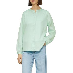 s.Oliver - Blouse - Mintgroen - Klassieke Blouse - Lange Mouw