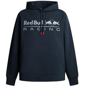 Red Bull Racing X Pepe Jeans Heren RBR TEAM LOGO OVERHEAD HOODY Sweatshirt, Blauw (DULWICH BLUE), XS, Blauw (Dulwich Blue), XS