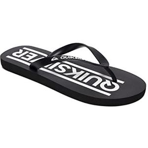 Quiksilver Java Wordmark douche- en badslippers voor heren, Zwart Negro Xkkw Black White Xkkw, 38 EU