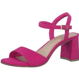 Marco Tozzi Dames Feel ME voetbed, zachte binnenvoering, 2-28333-42 sandalen met hak, roze, 36 EU, roze, 36 EU