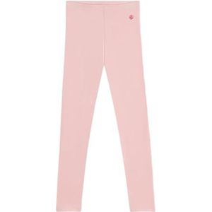 PETIT BATEAU - Effen Katoenen Legging - Rozen - Voor Kinderen