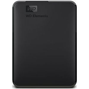WD Elements Portable 5 TB Mobiele gegevensopslag (USB 3.0, plug-and-play, geformatteerd voor Windows, duurzame behuizing en schokbestendigheid) Grijs