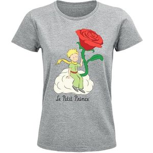 cotton division De kleine prins, kleine prins en de roos, WPTTTS005, grijs melange, maat XL, Grijs Melange, XL