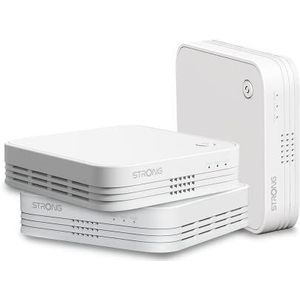 Atria Home Trio Pack 1200 Wi-Fi Mesh Versterker, Dual Band WLAN, Mesh Extender, oppervlakdekkend WLAN, internetbereik