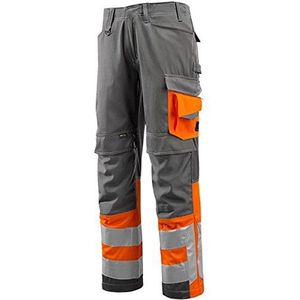 Mascot Safe Supreme Broek met kniezakken 15679-860 - donkerantraciet/hi-vis oranje