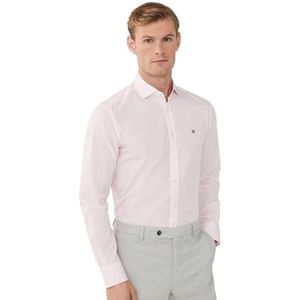 Hackett London Heren Essential Fine Bengaalse Stripe Shirt, Roze (Roze), 3XL