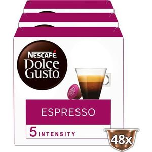 Nescafé Dolce Gusto capsules Espresso - 48 koffiecups - geschikt voor 48 koppen koffie - Dolce Gusto cups