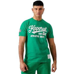 Kaporal, T-shirt, model Barel, heren, groen, 2XL; regular fit, korte mouwen, ronde hals, Groen, XXL