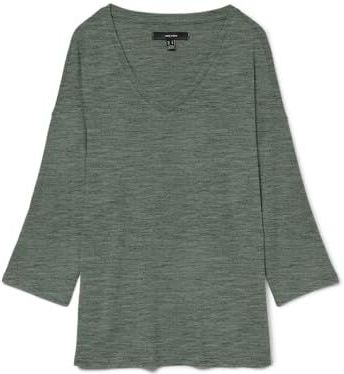 VERO MODA - Trui met V-hals - Groen - Viscose